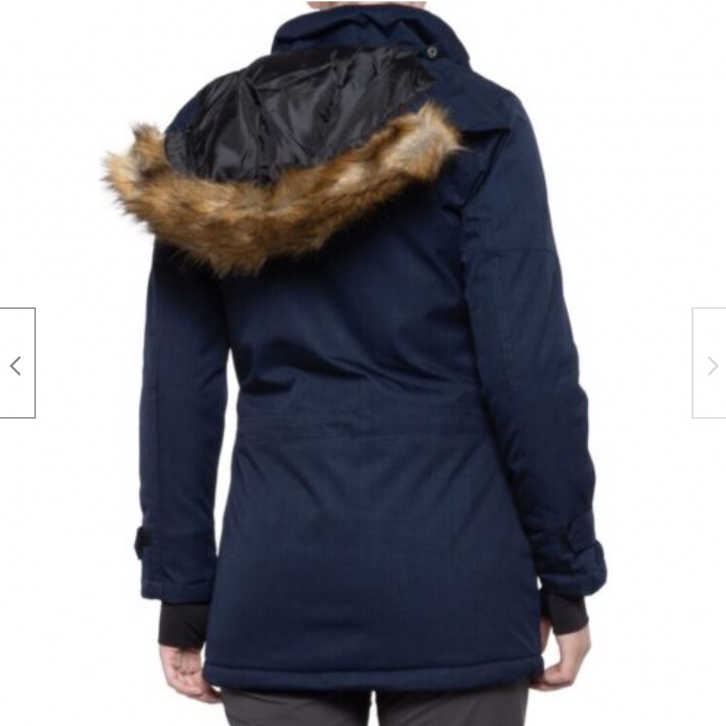 Nwt Avalanche Ski Parka Navy Blue With Faux Fur Trim Around The Hood Size Xl — image 2 of 8